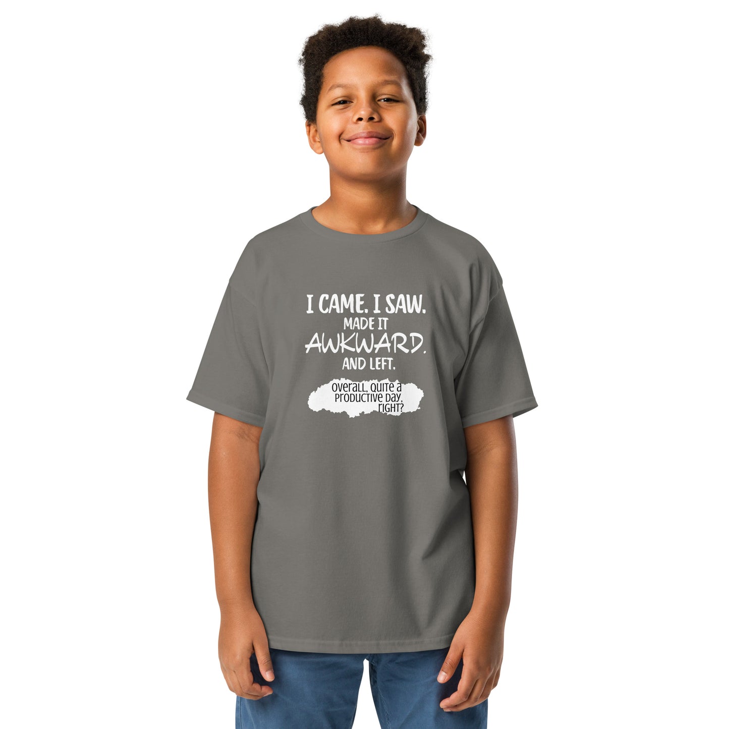 I made it awkward Youth classic tee