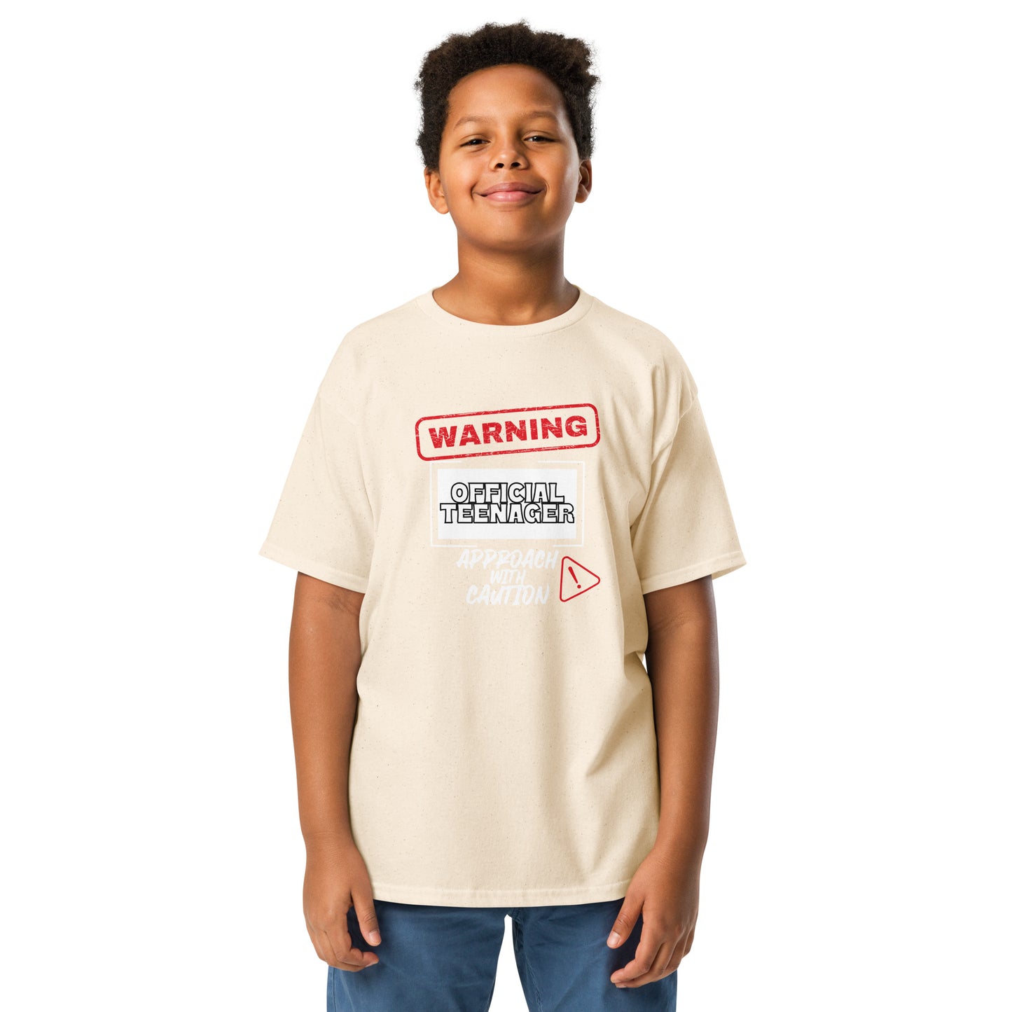 Warning Youth classic tee