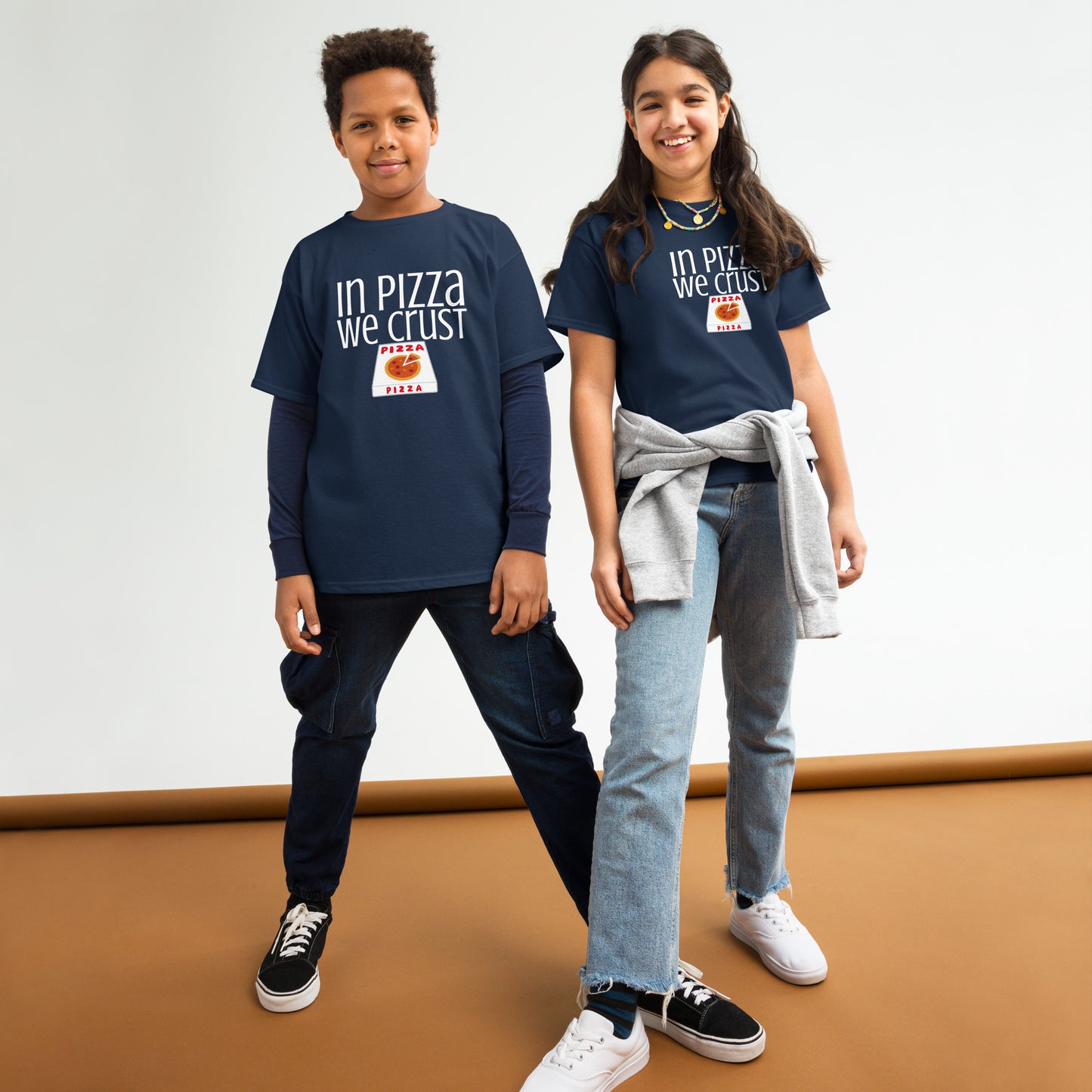 In pizza Youth classic tee