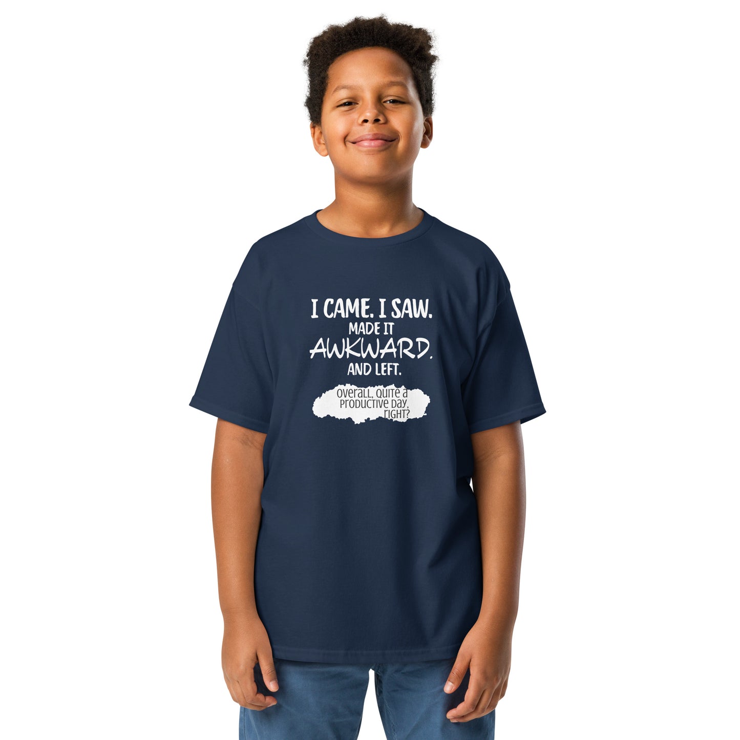 I made it awkward Youth classic tee