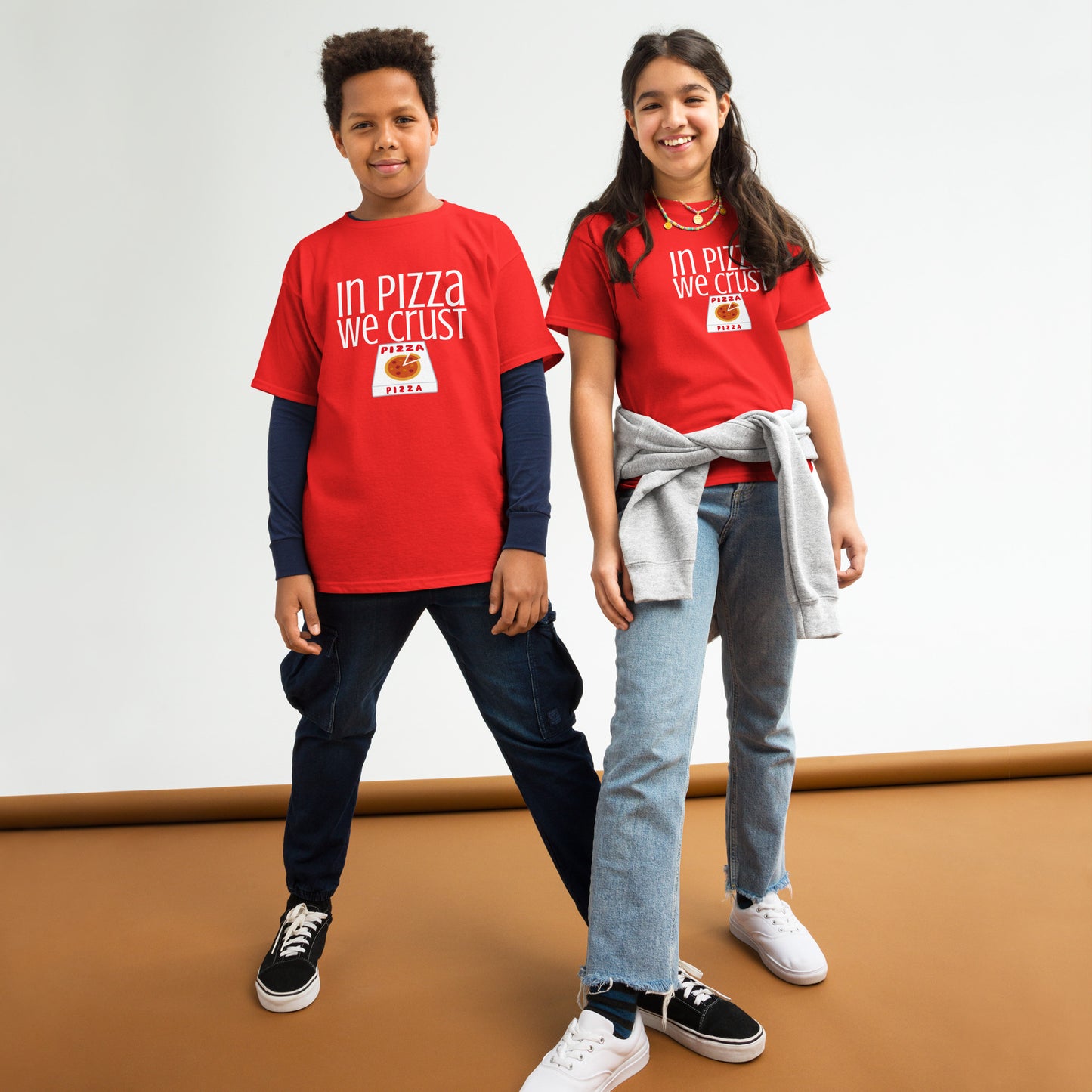 In pizza Youth classic tee