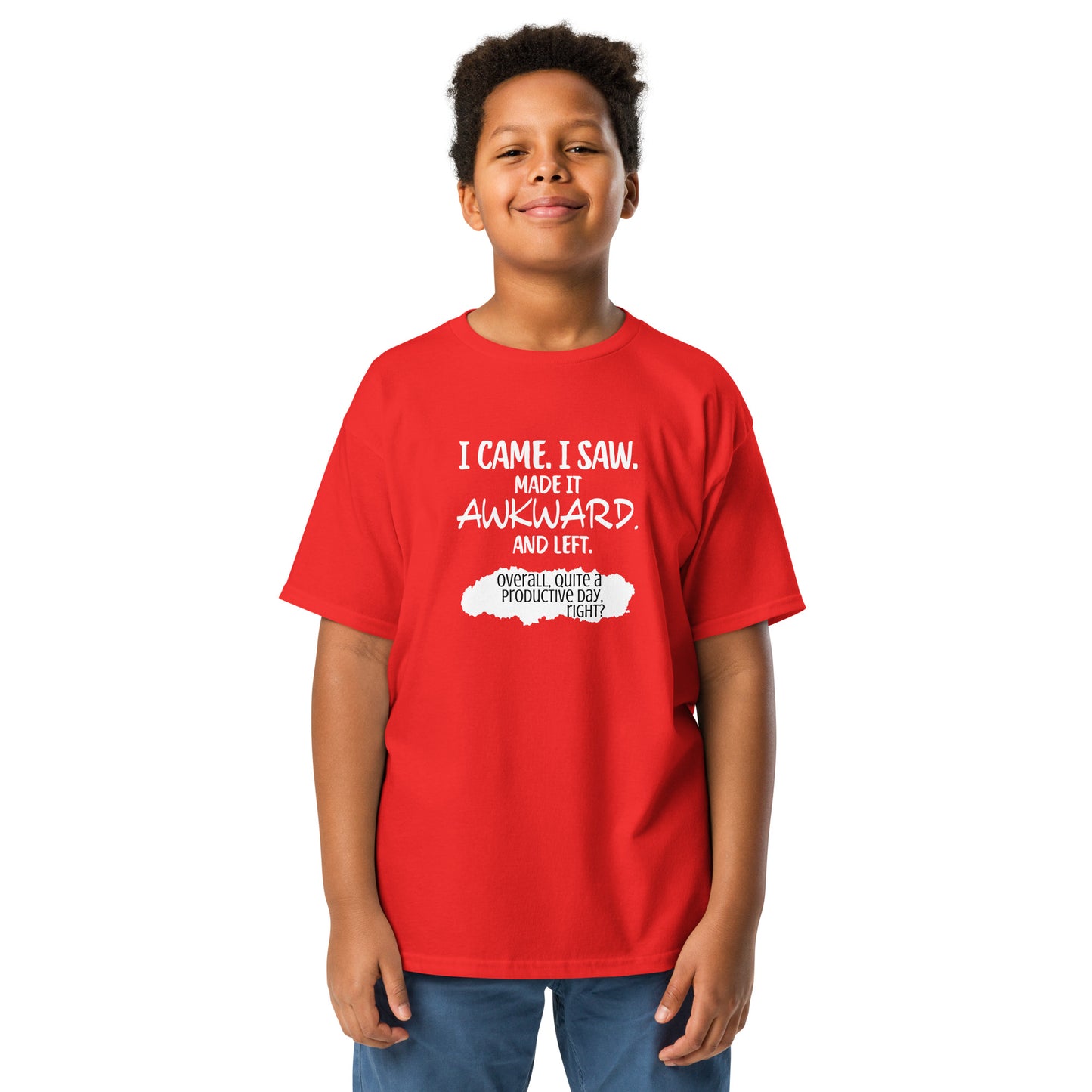 I made it awkward Youth classic tee
