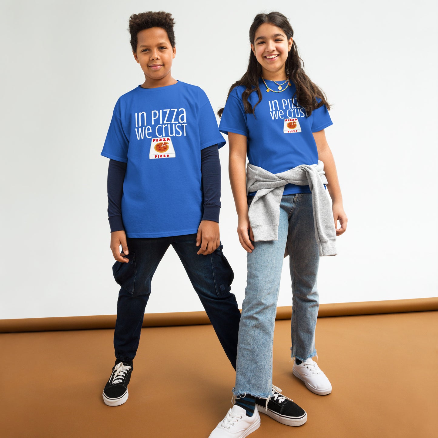 In pizza Youth classic tee