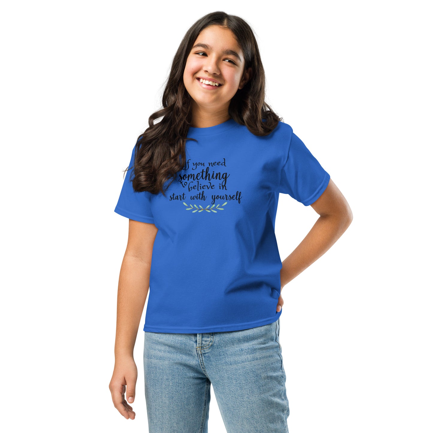 Need something to believe Youth classic tee