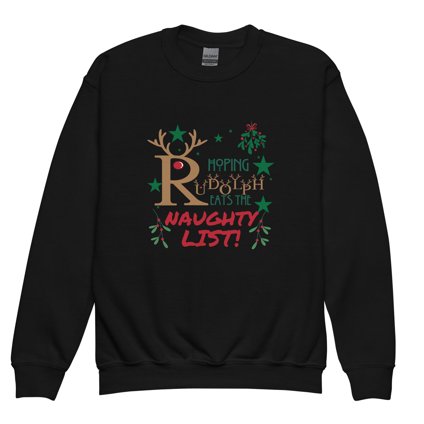 Hoping Rudolph Youth crewneck sweatshirt