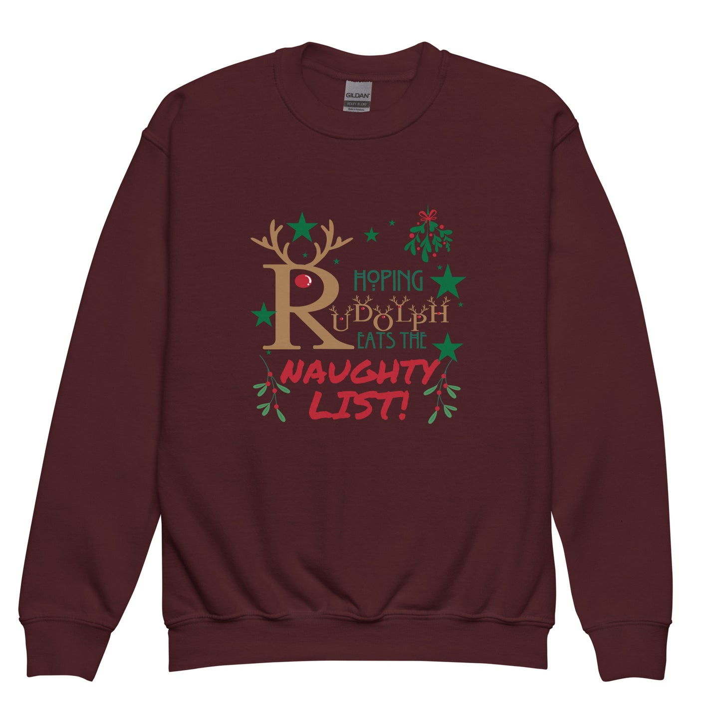 Hoping Rudolph Youth crewneck sweatshirt