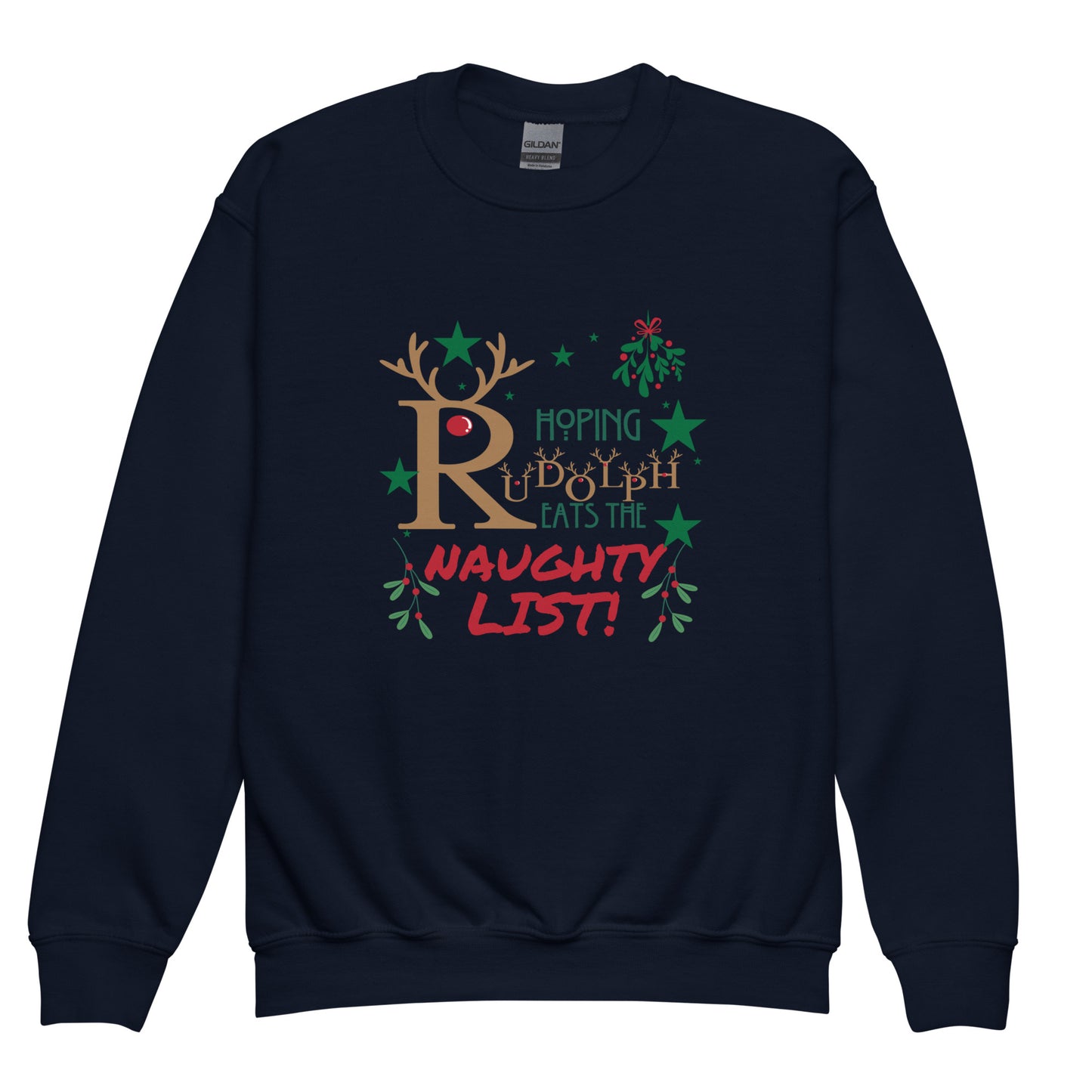 Hoping Rudolph Youth crewneck sweatshirt