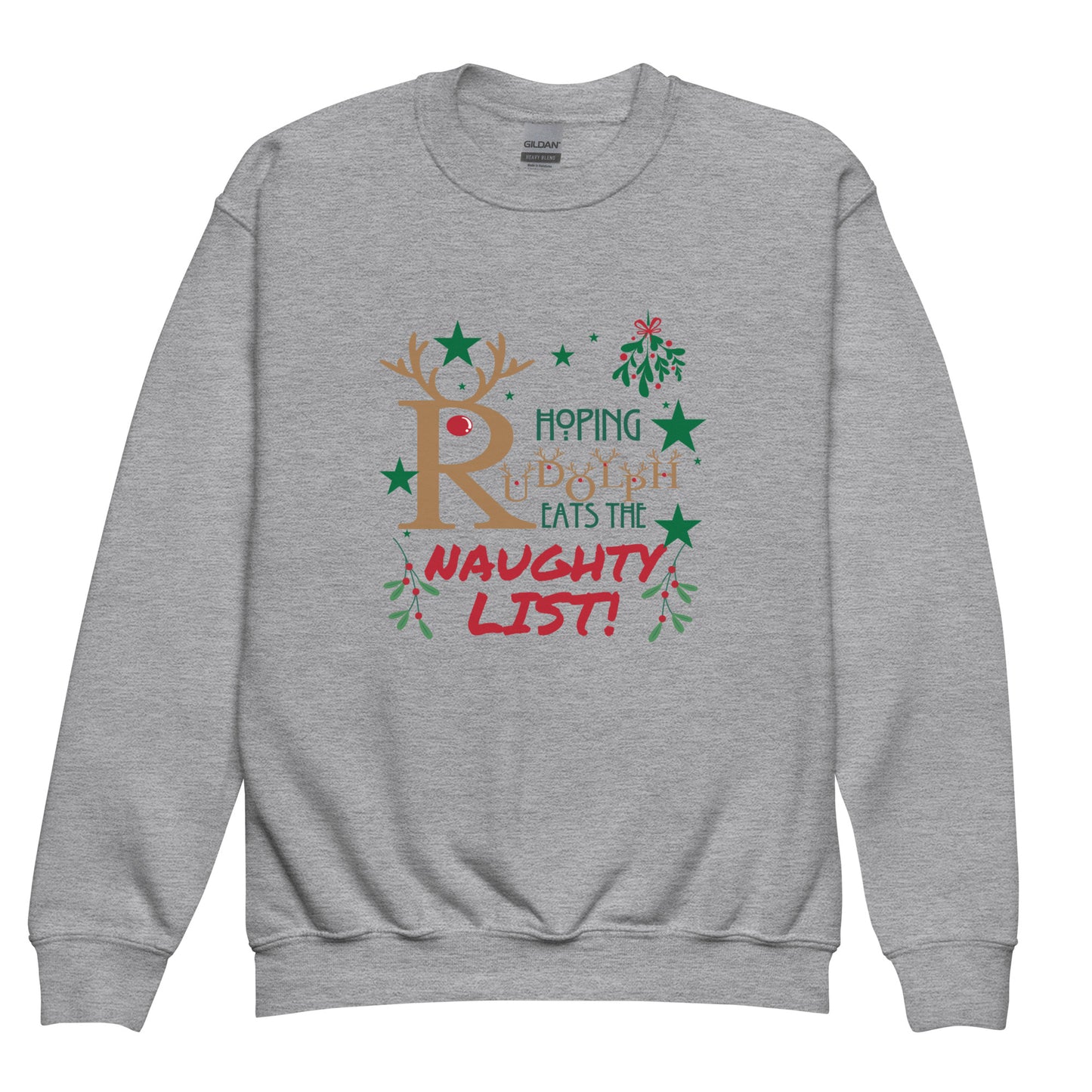 Hoping Rudolph Youth crewneck sweatshirt